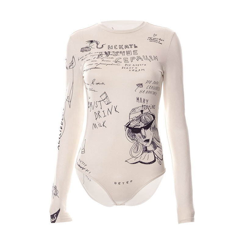 MINIMALISTIC ART BODYSUIT (PLUS SIZE)