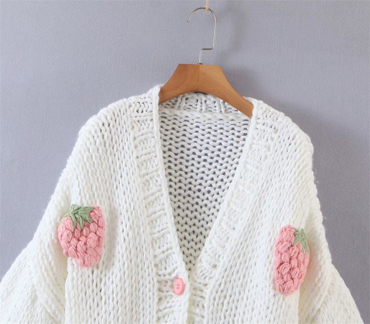 HAND MADE MOHAIR KNIT SWEATER