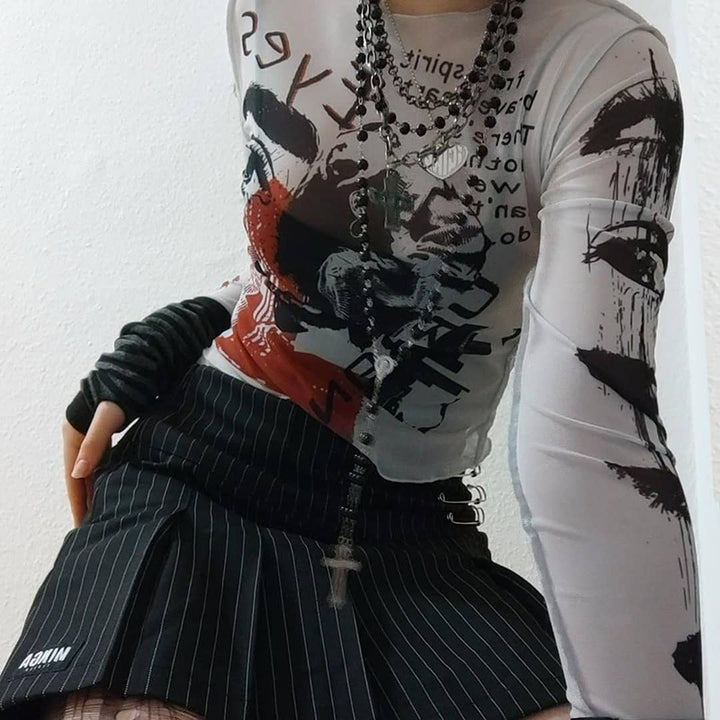 REBEL VISION LONG SLEEVE TOP