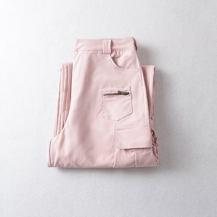 MULTIPOCKET PURE COTTON CARGO PANTS