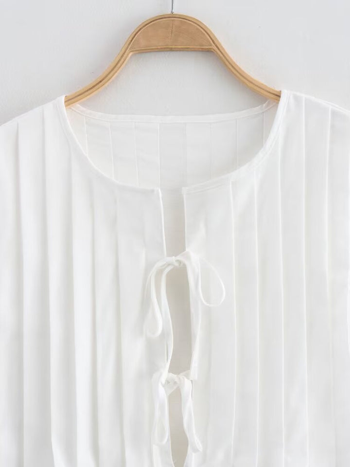 LINEN PETAL TIE TOP (PRE-ORDER)