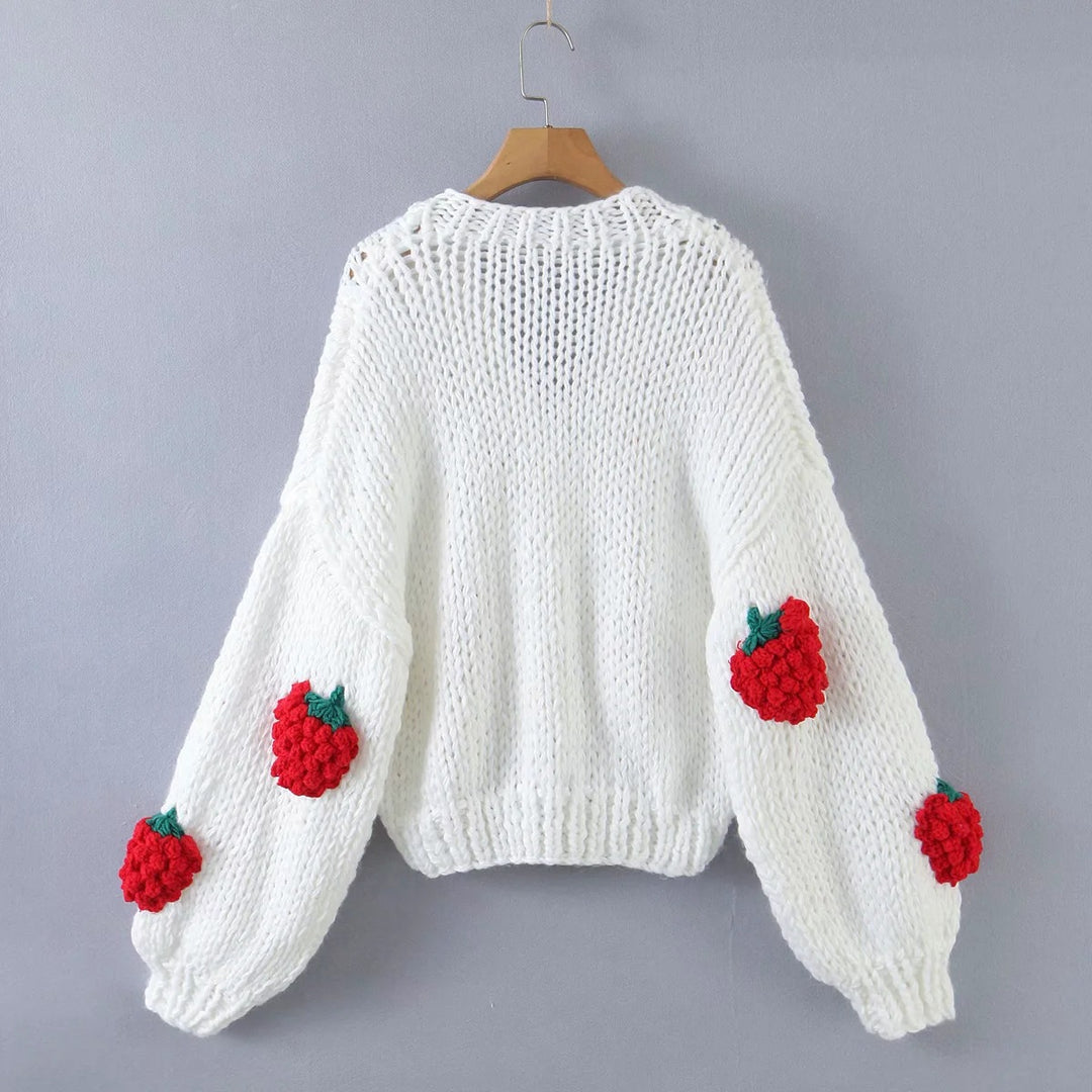 HAND MADE MOHAIR KNIT SWEATER