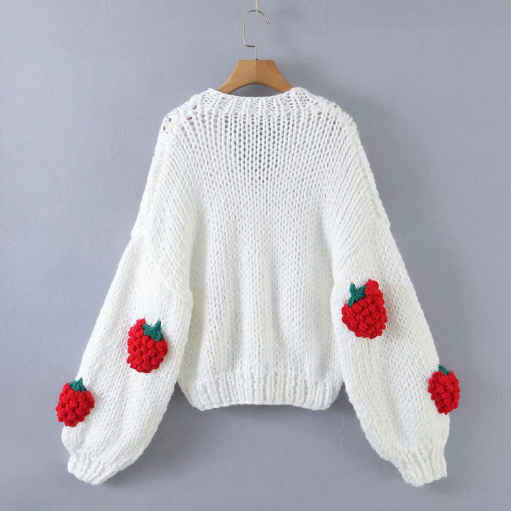 HAND MADE MOHAIR KNIT SWEATER