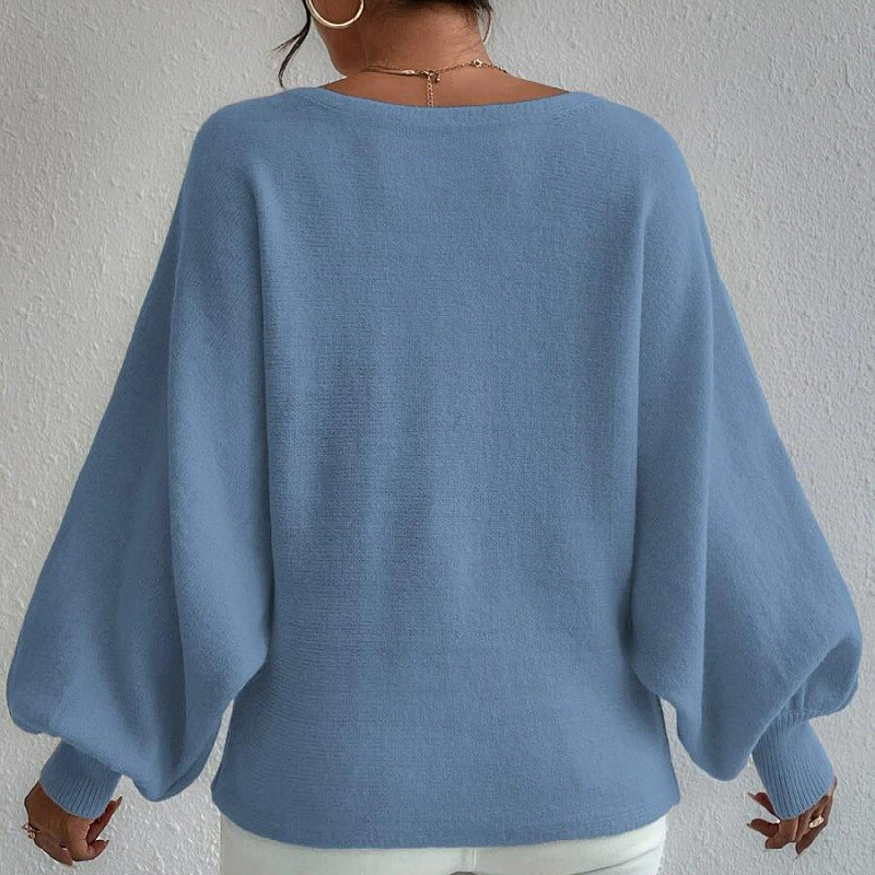 GEO LANTERN SLEEVE PULLOVER