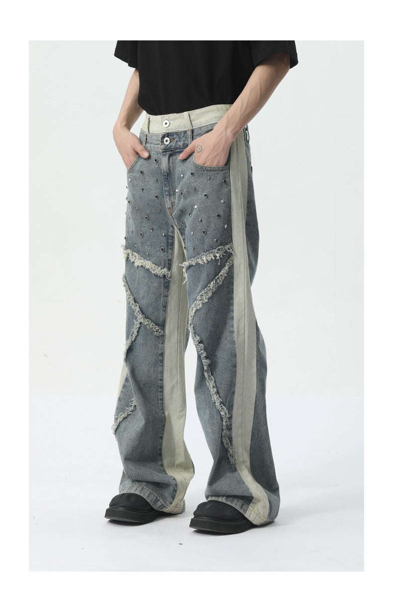 HEAVYWEIGHT SUPER BAGGY STONE WASH DENIM