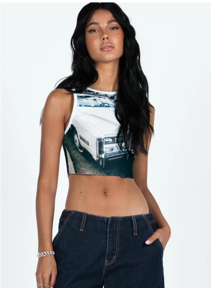 CLASSIC CRUISER CROPPED TANK TOP
