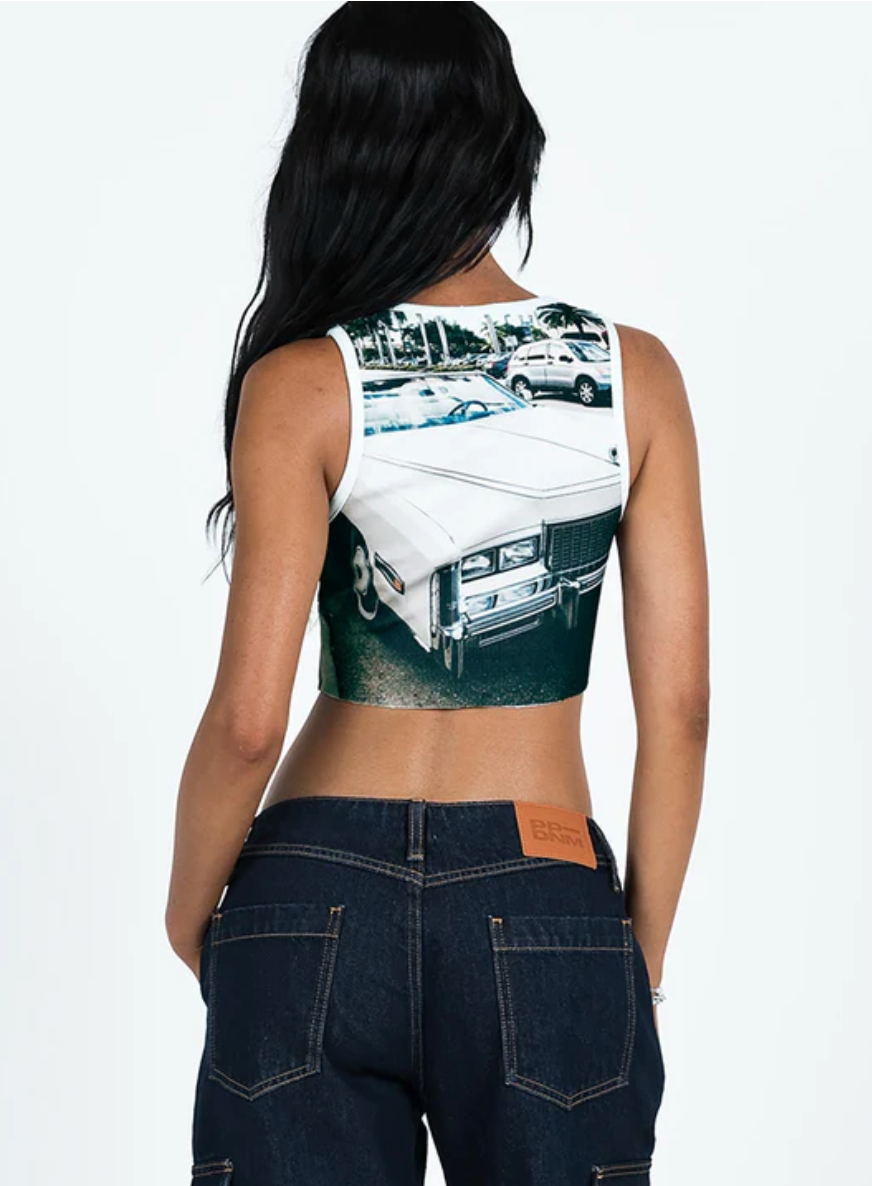 CLASSIC CRUISER CROPPED TANK TOP