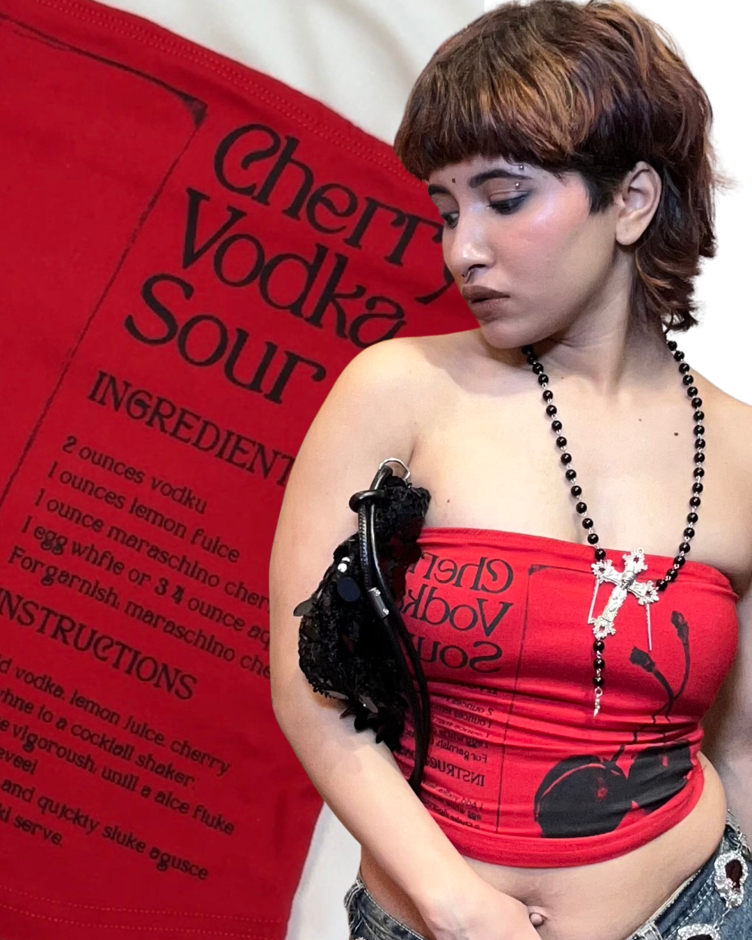 CHERRY VODKA TUBE TOP