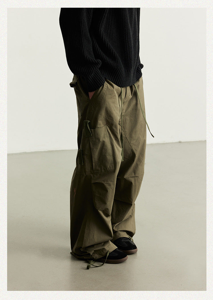 UNISEX WIDE LEG SUMMER CARGO PANTS