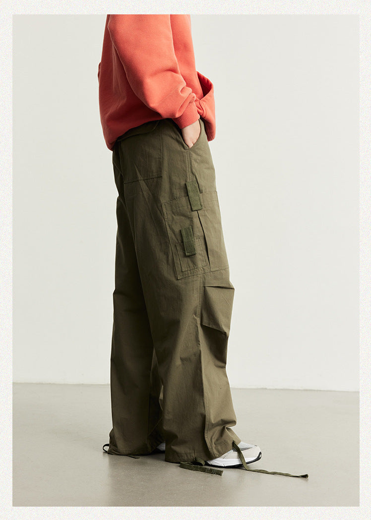 UNISEX WIDE LEG SUMMER CARGO PANTS