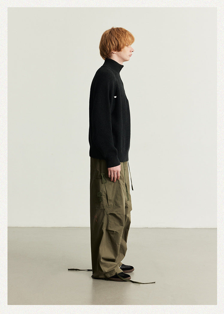 UNISEX WIDE LEG SUMMER CARGO PANTS