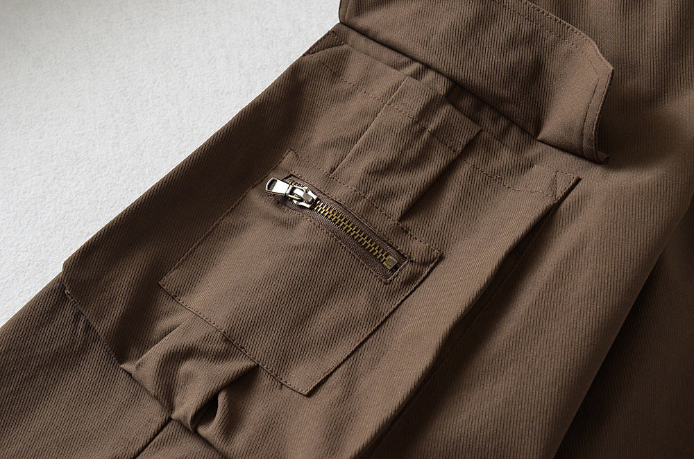 MULTIPOCKET PURE COTTON CARGO PANTS