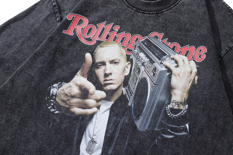 EMINEM ROLLING STONE OVERSIZED T-SHIRT