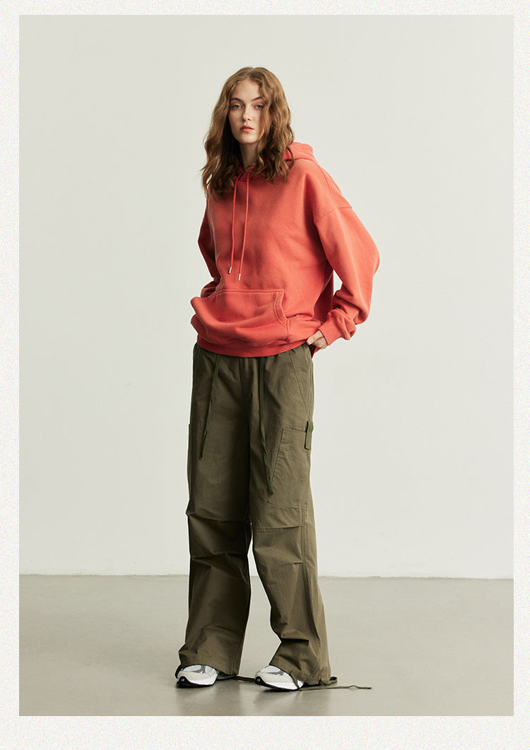 UNISEX WIDE LEG SUMMER CARGO PANTS