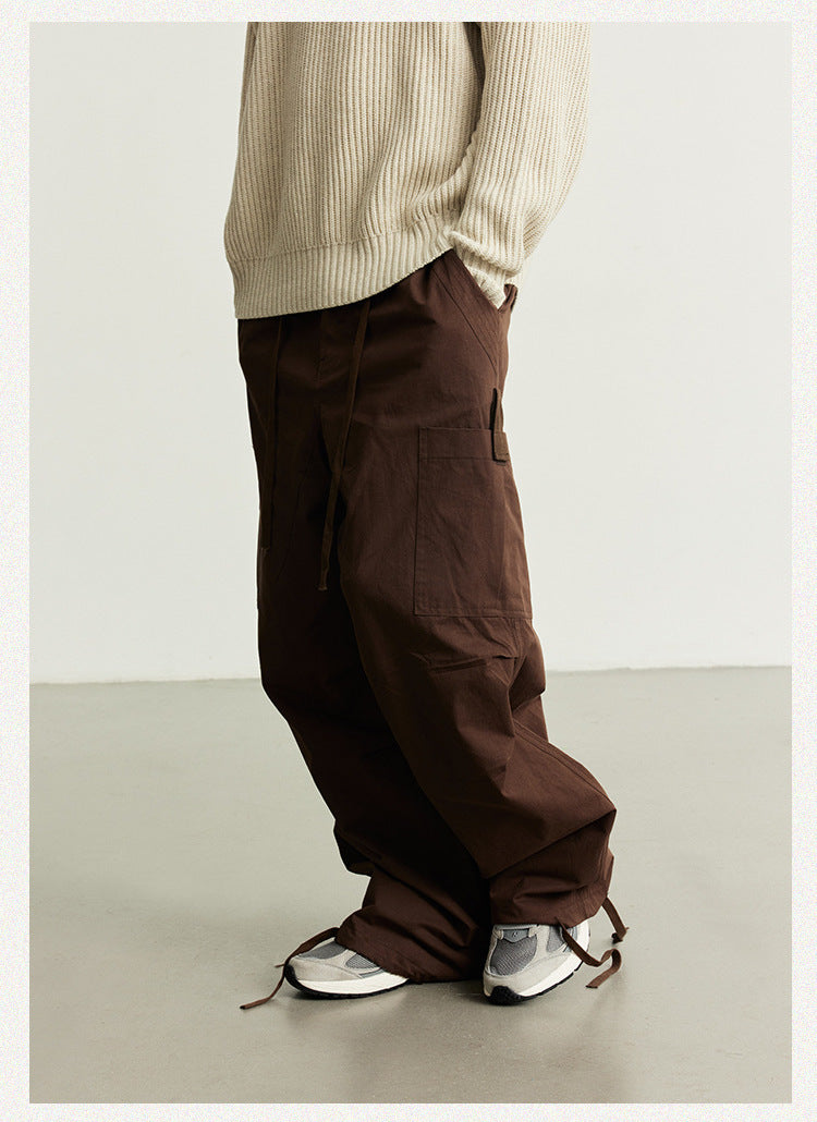 UNISEX WIDE LEG SUMMER CARGO PANTS