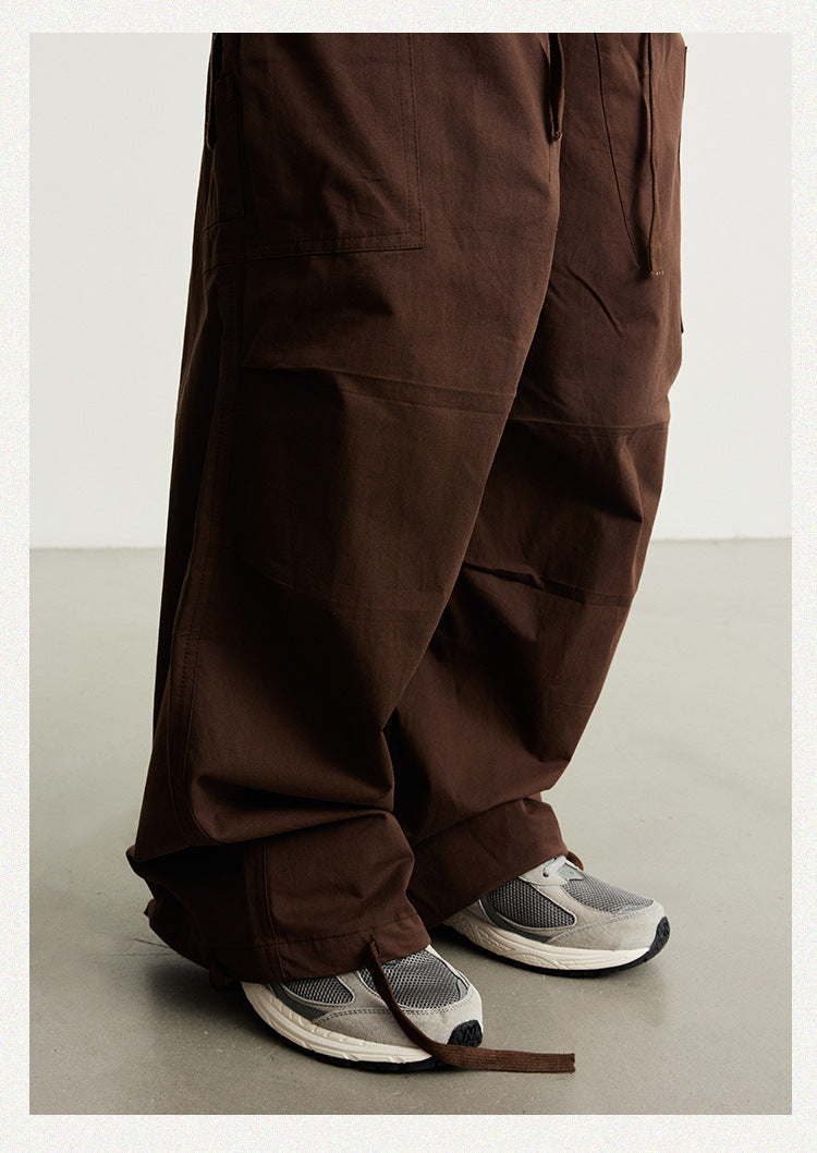 UNISEX WIDE LEG SUMMER CARGO PANTS